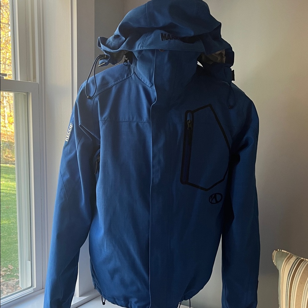 Marker RECCO Men's Blue Ski Jacket